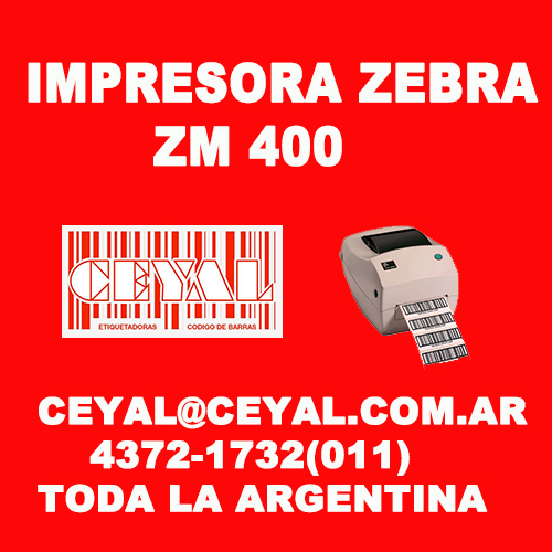 DONDE COMPRAR UNA IMPRESORA ZEBRA ZM400 CEYAL ARGENTINA (2)