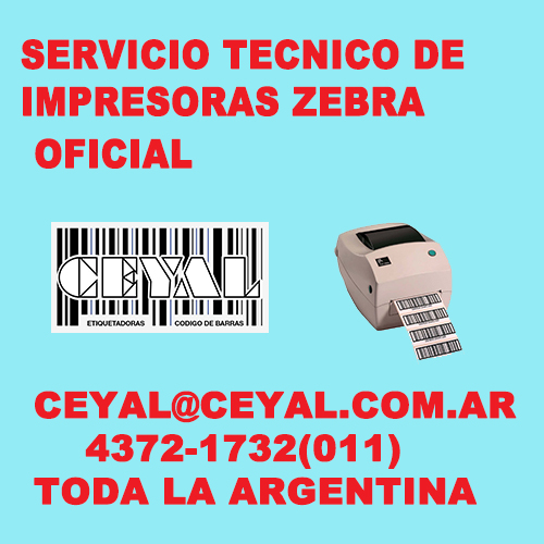 Reparacion y Mantenimiento Preventivo Impresoras Zebra Industrial Lanus ceyal@ceyal.com.ar Arg.
