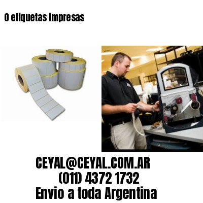 0 etiquetas impresas