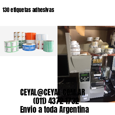 130 etiquetas adhesivas