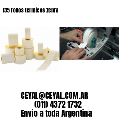 135 rollos termicos zebra