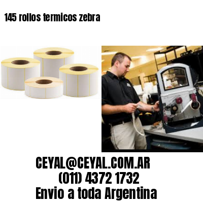 145 rollos termicos zebra