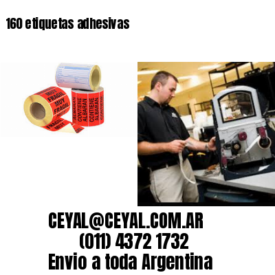 160 etiquetas adhesivas