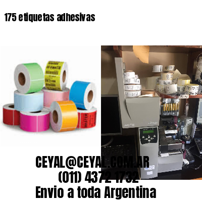 175 etiquetas adhesivas
