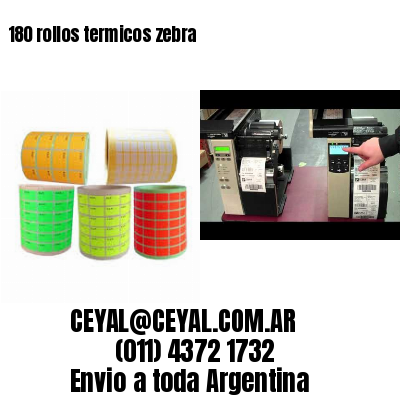 180 rollos termicos zebra