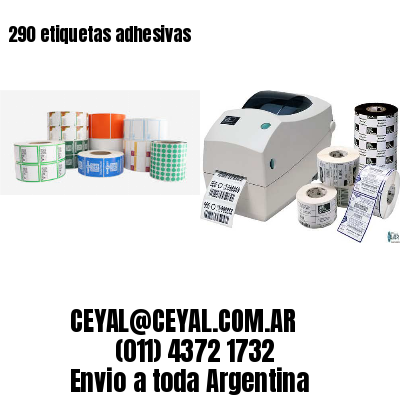 290 etiquetas adhesivas