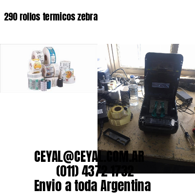 290 rollos termicos zebra