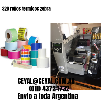 320 rollos termicos zebra