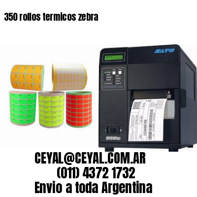 350 rollos termicos zebra