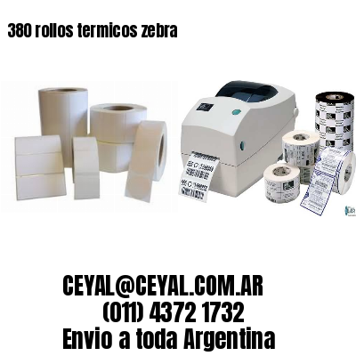 380 rollos termicos zebra