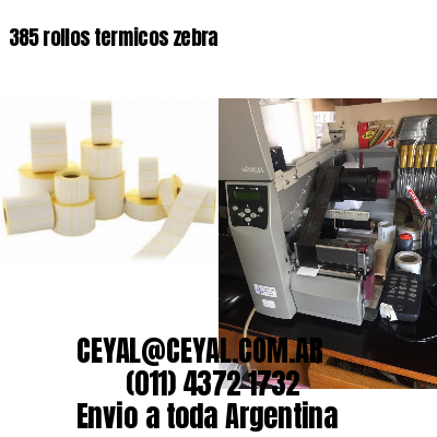 385 rollos termicos zebra