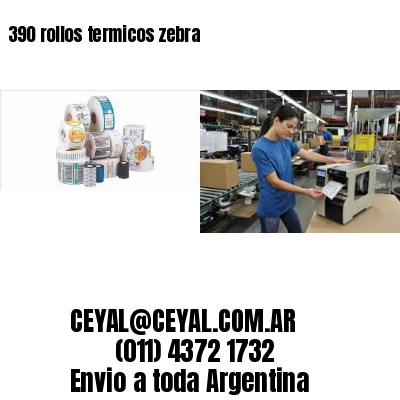 390 rollos termicos zebra