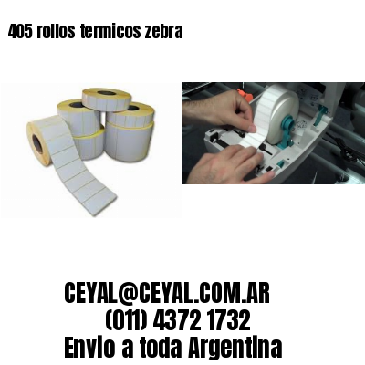 405 rollos termicos zebra