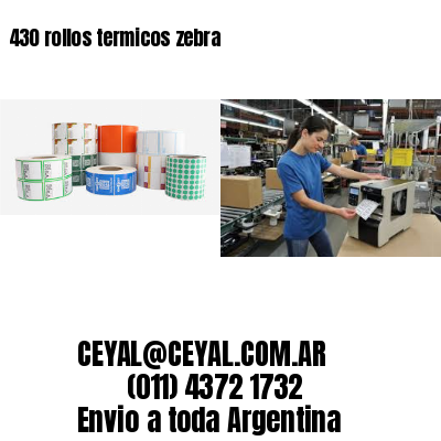 430 rollos termicos zebra