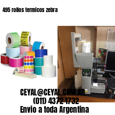 495 rollos termicos zebra