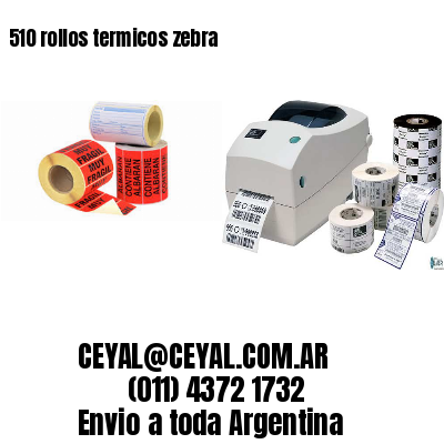 510 rollos termicos zebra
