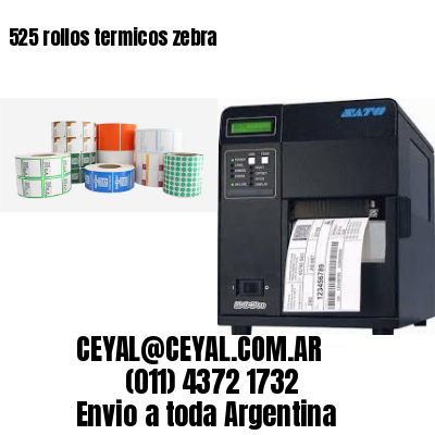 525 rollos termicos zebra