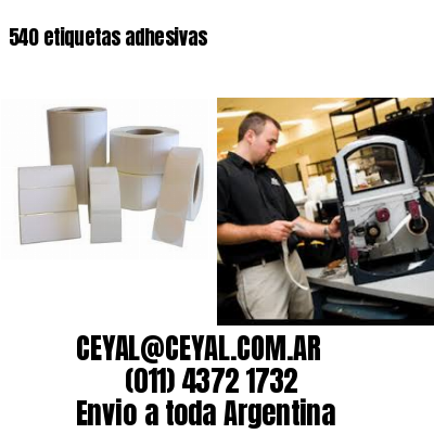 540 etiquetas adhesivas