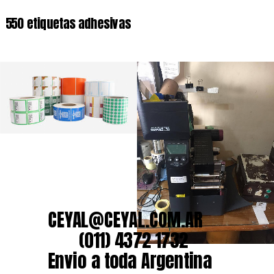550 etiquetas adhesivas