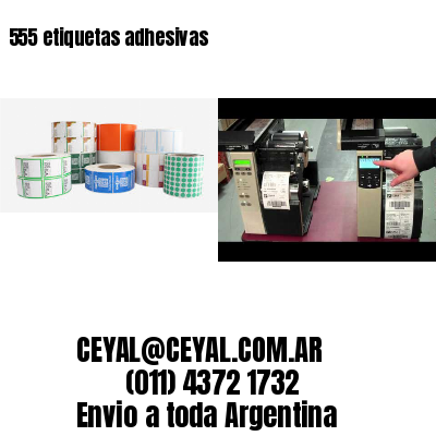 555 etiquetas adhesivas