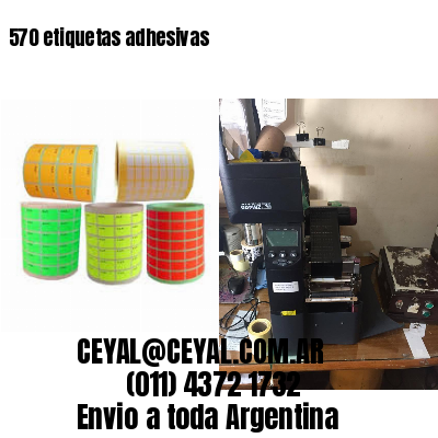 570 etiquetas adhesivas