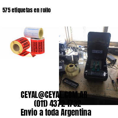575 etiquetas en rollo