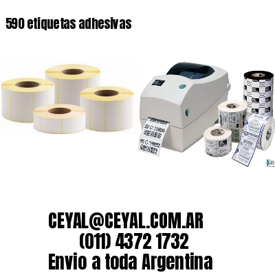 590 etiquetas adhesivas