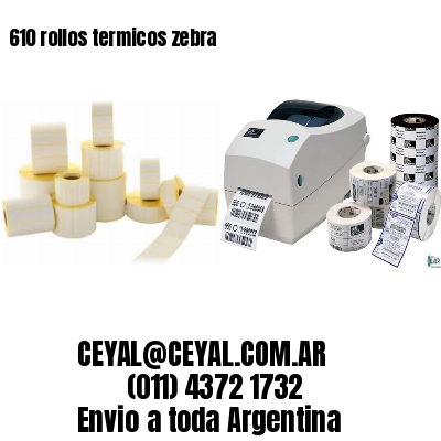 610 rollos termicos zebra