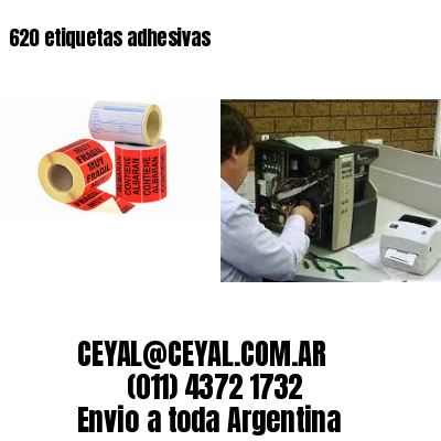 620 etiquetas adhesivas