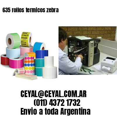 635 rollos termicos zebra