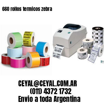 660 rollos termicos zebra