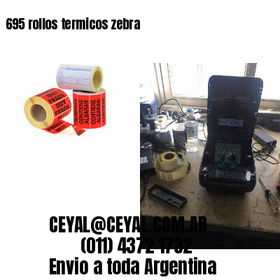 695 rollos termicos zebra