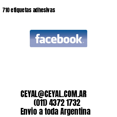 710 etiquetas adhesivas