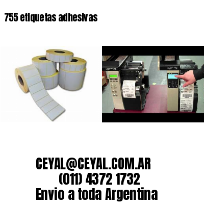 755 etiquetas adhesivas