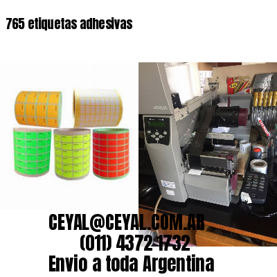 765 etiquetas adhesivas