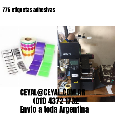 775 etiquetas adhesivas