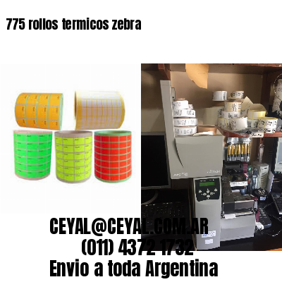 775 rollos termicos zebra