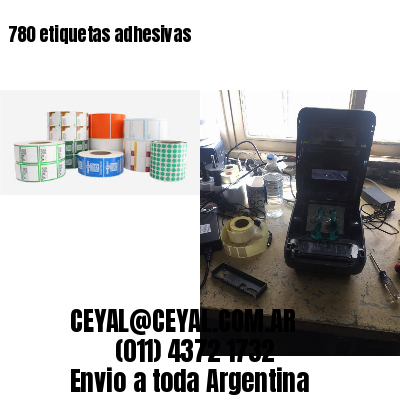 780 etiquetas adhesivas