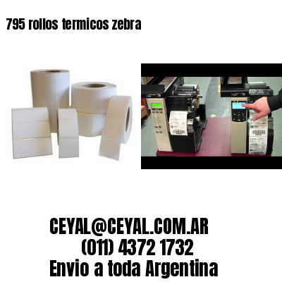 795 rollos termicos zebra