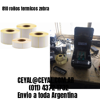 810 rollos termicos zebra
