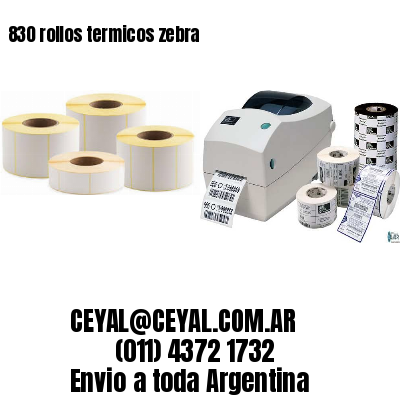 830 rollos termicos zebra