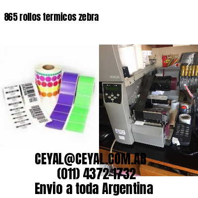 865 rollos termicos zebra
