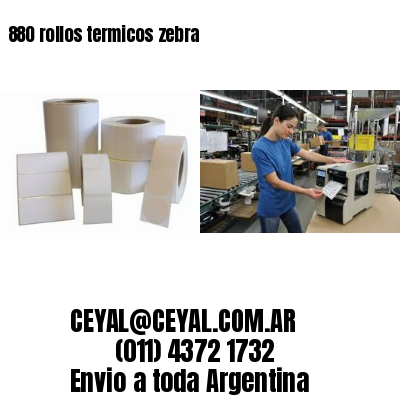 880 rollos termicos zebra