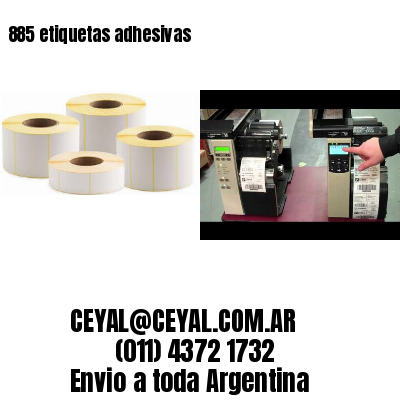 885 etiquetas adhesivas