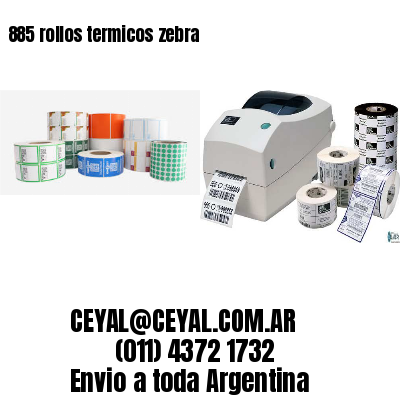 885 rollos termicos zebra
