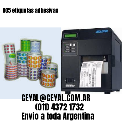 905 etiquetas adhesivas