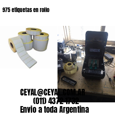 975 etiquetas en rollo
