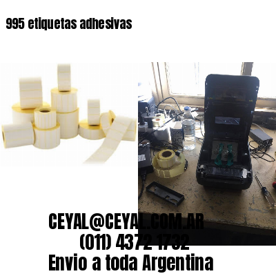 995 etiquetas adhesivas