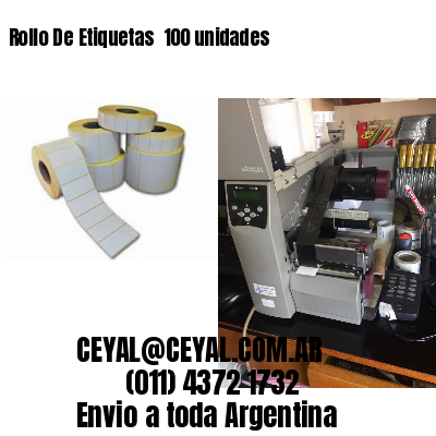 Rollo De Etiquetas  100 unidades