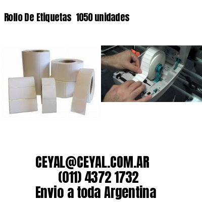 Rollo De Etiquetas  1050 unidades